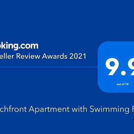Beachfront Apartment With Swimming Pool منديلو المظهر الخارجي الصورة
